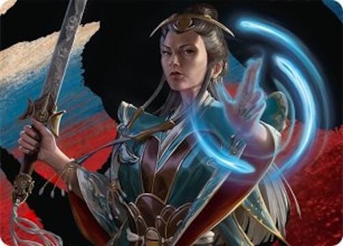 Narset, Jeskai Waymaster Art Card (44/54) [Tarkir: Dragonstorm Art Series] | Enigma On Main