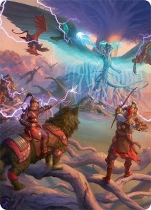 All-Out Assault Art Card (50/54) [Tarkir: Dragonstorm Art Series] | Enigma On Main