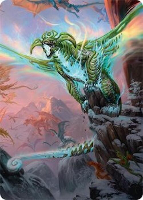 Ureni of the Unwritten Art Card (51/54) [Tarkir: Dragonstorm Art Series] | Enigma On Main