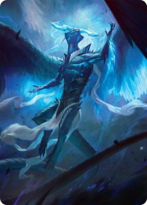 Ugin, Eye of the Storms Art Card (1/54) [Tarkir: Dragonstorm Art Series] | Enigma On Main