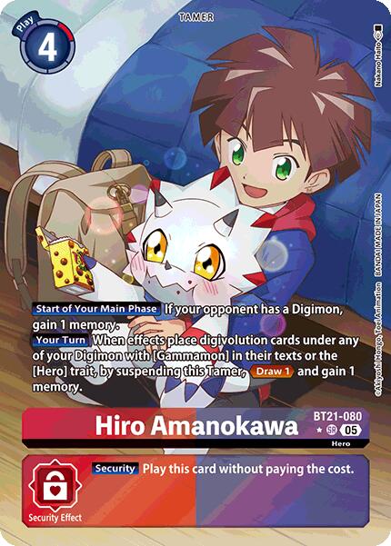 Hiro Amanokawa [BT21-080] (Alternate Art) [World Convergence] | Enigma On Main