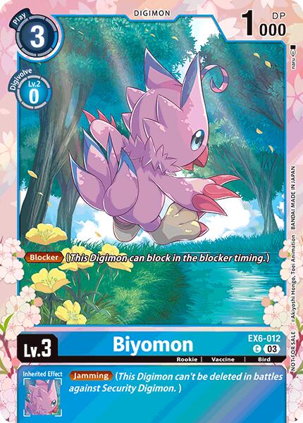 Biyomon [EX6-012] (Regulation Battle Vol. 1) [Infernal Ascension Promos] | Enigma On Main