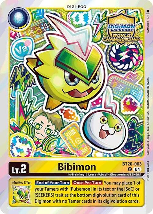 Bibimon [BT20-003] (Regionals 25-26 Champion Card Set Season 1) [Release Special Booster Ver.2.5 Promos] | Enigma On Main