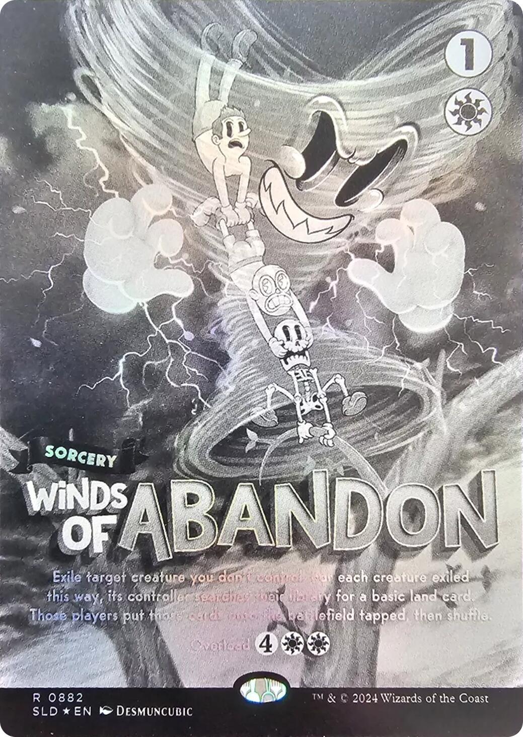 Winds of Abandon (Black & White Foil) [Secret Lair Drop Series] | Enigma On Main