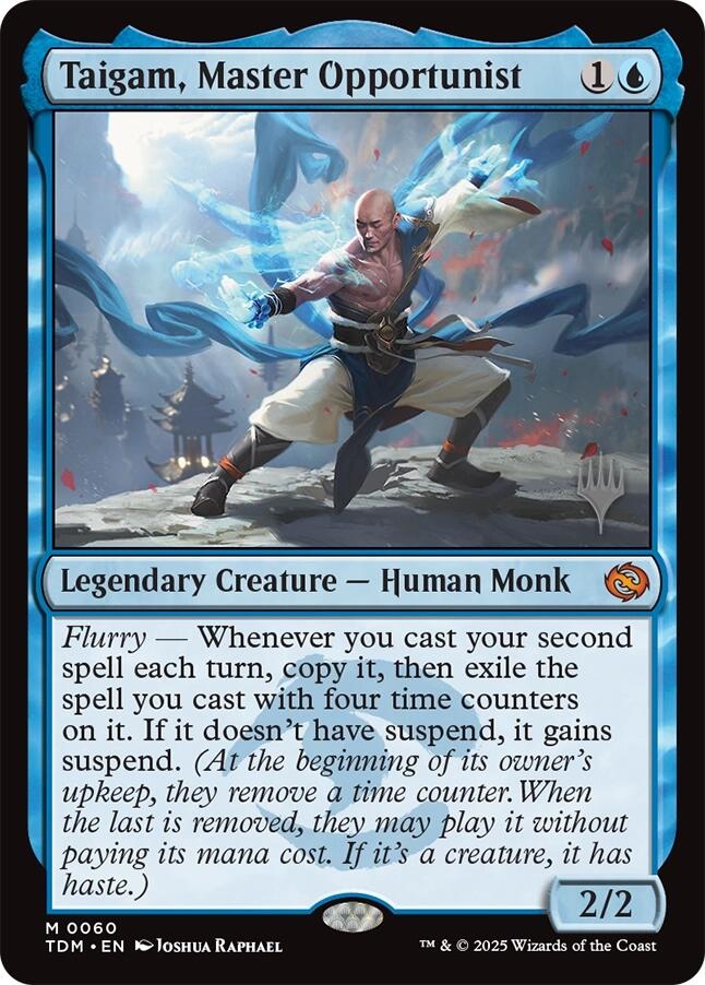 Taigam, Master Opportunist [Tarkir: Dragonstorm Promos] | Enigma On Main