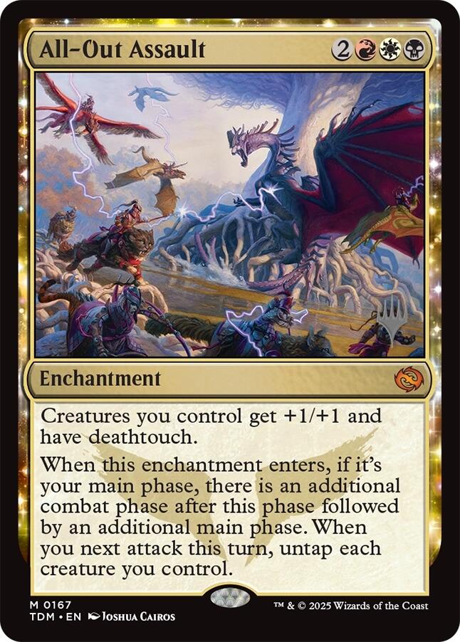 All-Out Assault [Tarkir: Dragonstorm Promos] | Enigma On Main