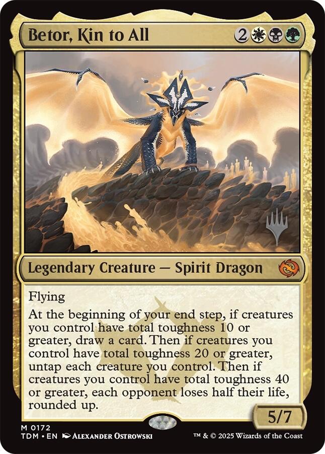 Betor, Kin to All [Tarkir: Dragonstorm Promos] | Enigma On Main