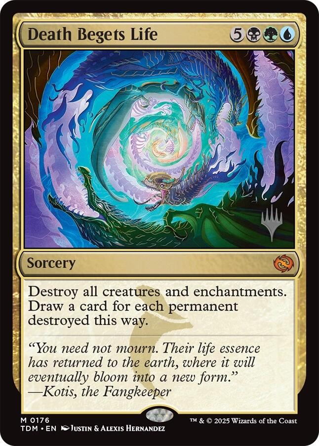 Death Begets Life [Tarkir: Dragonstorm Promos] | Enigma On Main