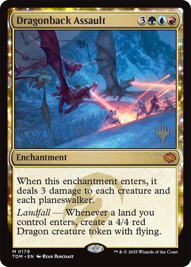 Dragonback Assault [Tarkir: Dragonstorm Promos] | Enigma On Main