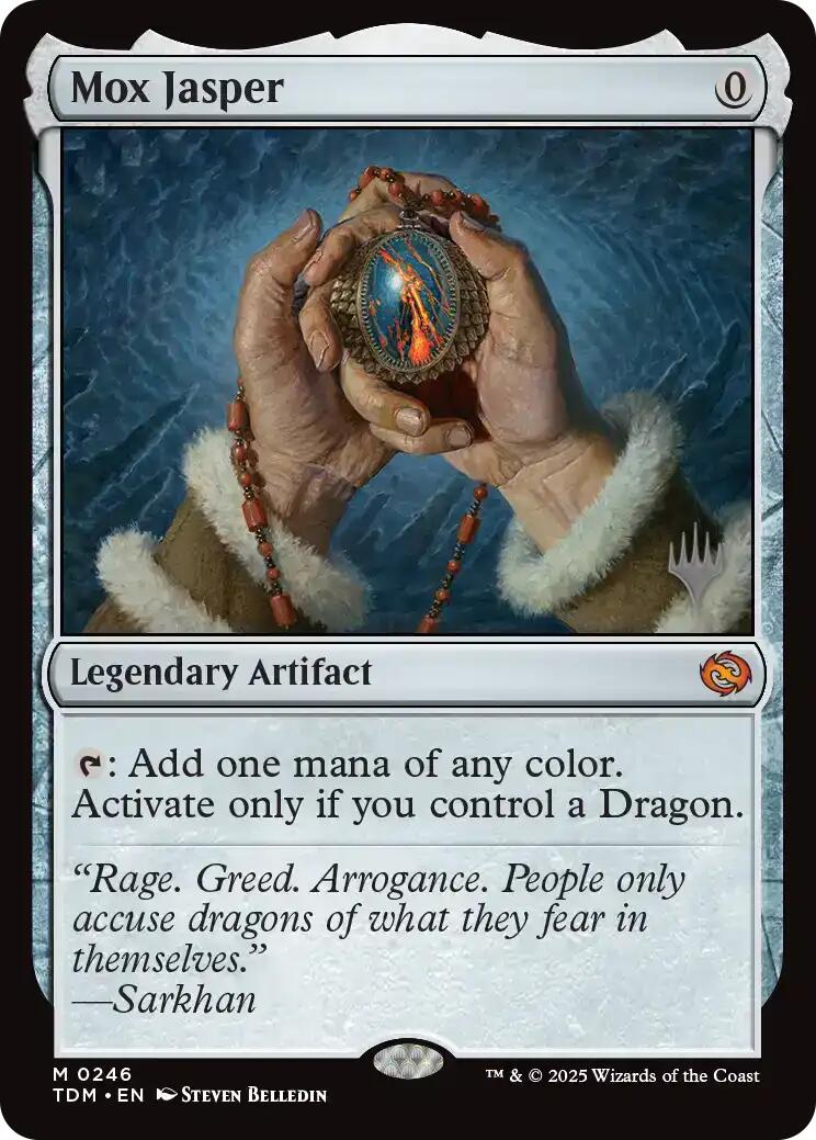 Mox Jasper [Tarkir: Dragonstorm Promos] | Enigma On Main