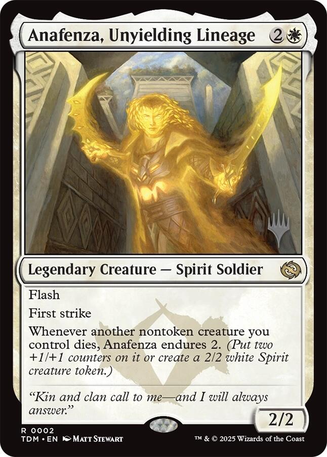Anafenza, Unyielding Lineage [Tarkir: Dragonstorm Promos] | Enigma On Main