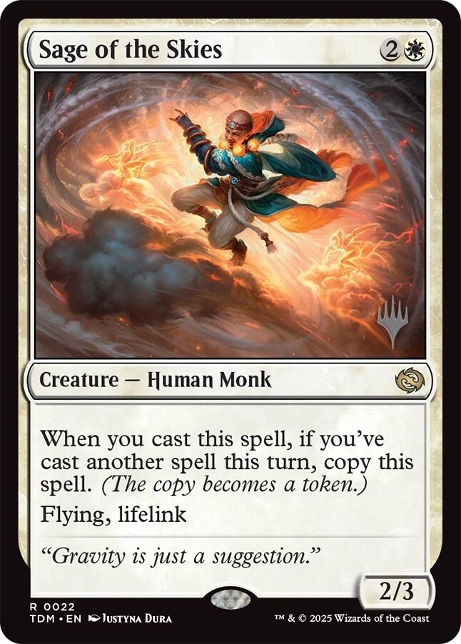 Sage of the Skies [Tarkir: Dragonstorm Promos] | Enigma On Main