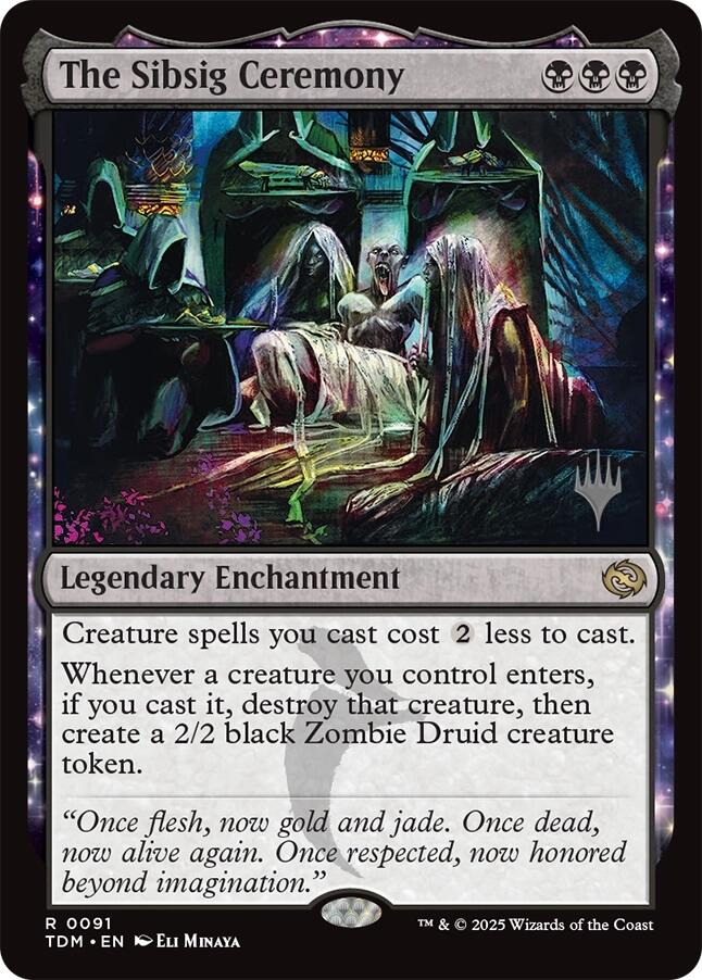 The Sibsig Ceremony [Tarkir: Dragonstorm Promos] | Enigma On Main