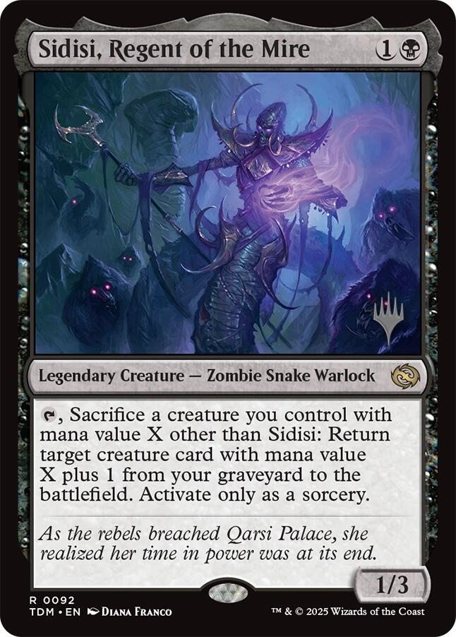 Sidisi, Regent of the Mire [Tarkir: Dragonstorm Promos] | Enigma On Main