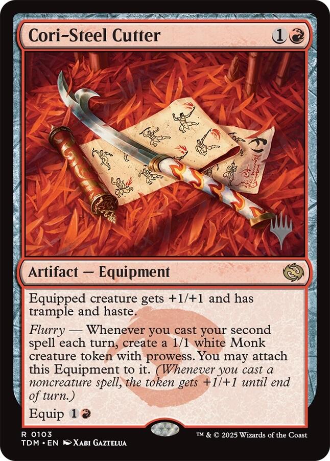 Cori-Steel Cutter [Tarkir: Dragonstorm Promos] | Enigma On Main