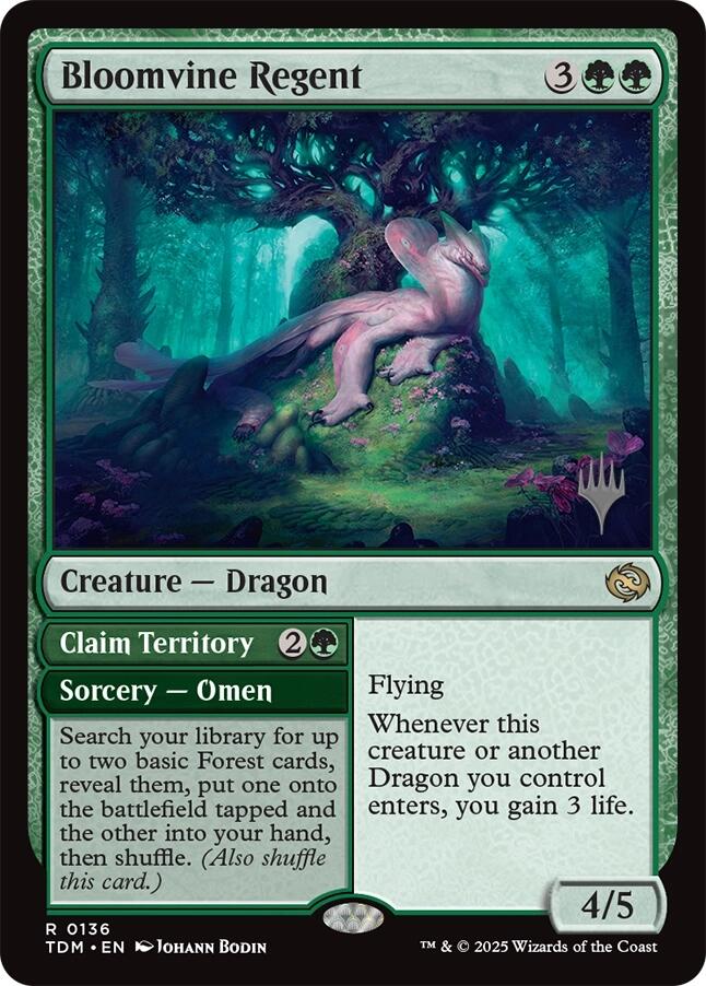 Bloomvine Regent [Tarkir: Dragonstorm Promos] | Enigma On Main