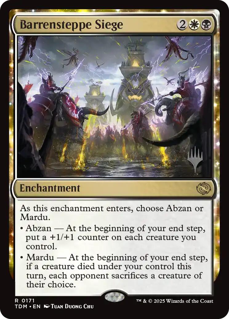 Barrensteppe Siege [Tarkir: Dragonstorm Promos] | Enigma On Main
