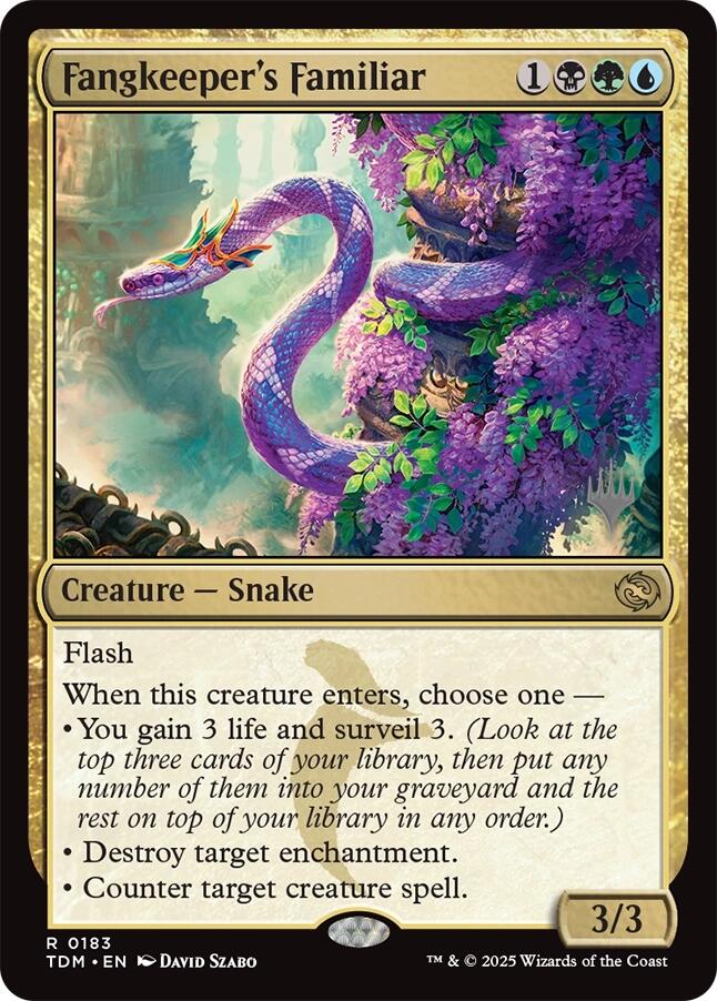 Fangkeeper's Familiar [Tarkir: Dragonstorm Promos] | Enigma On Main