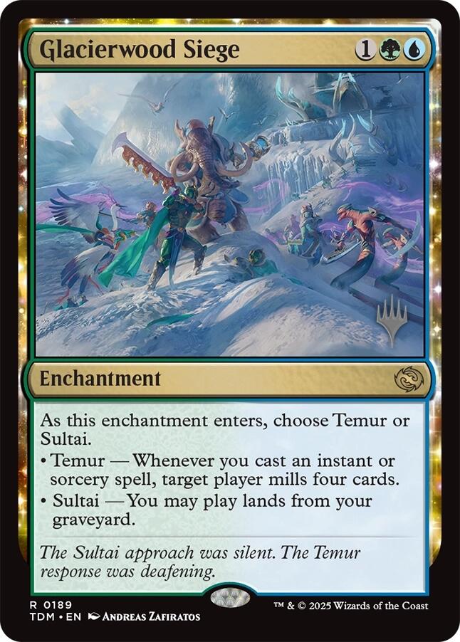 Glacierwood Siege [Tarkir: Dragonstorm Promos] | Enigma On Main