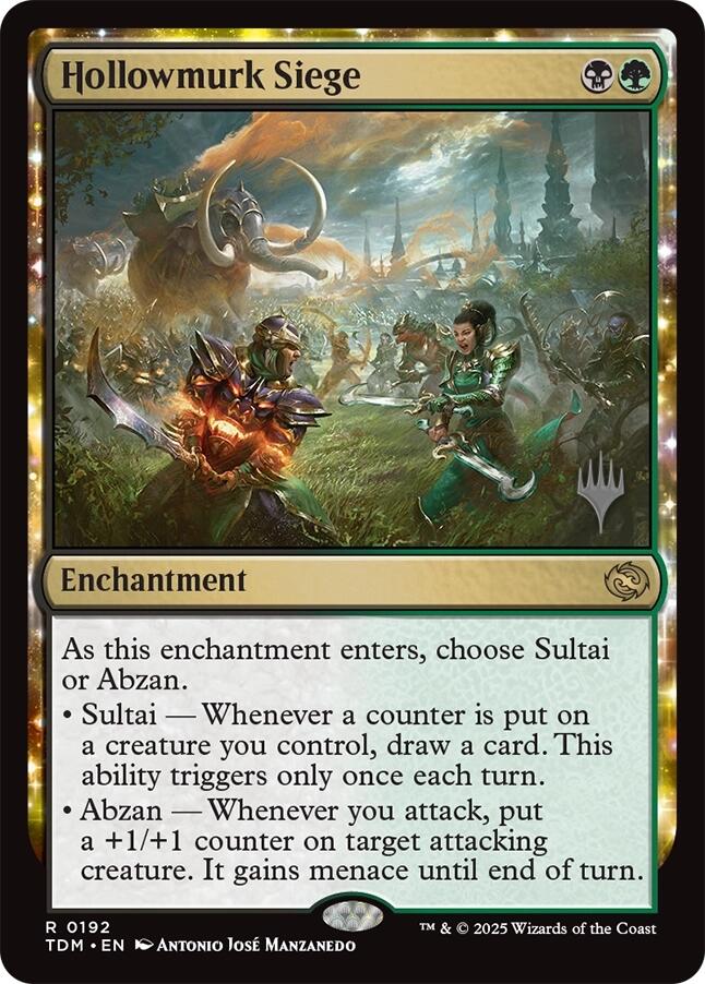 Hollowmurk Siege [Tarkir: Dragonstorm Promos] | Enigma On Main