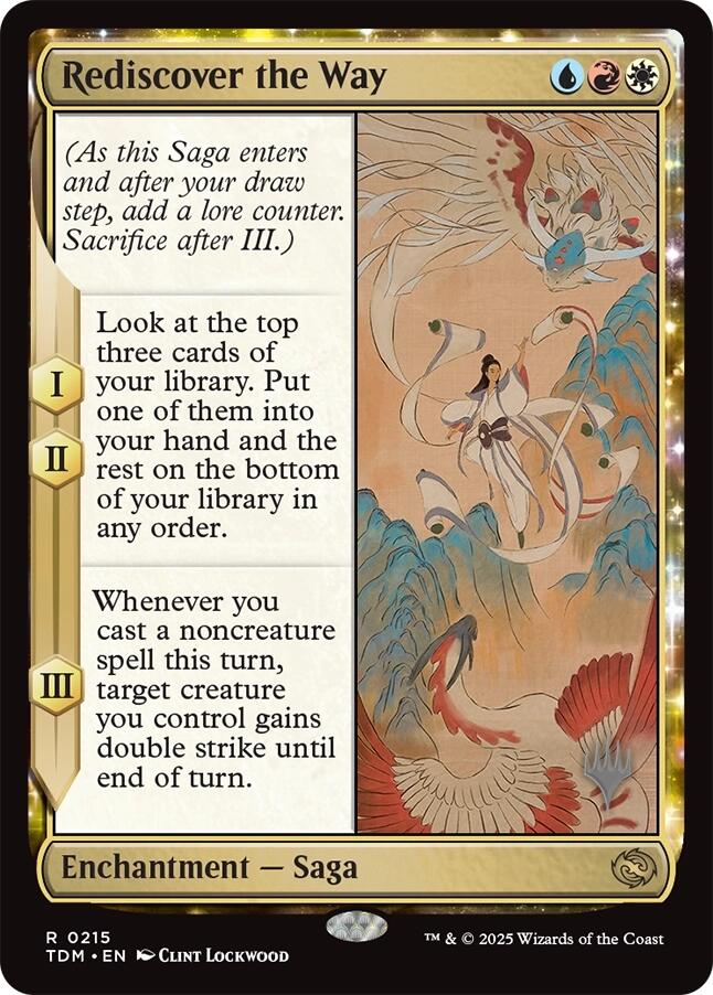 Rediscover the Way [Tarkir: Dragonstorm Promos] | Enigma On Main