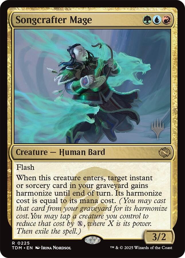 Songcrafter Mage [Tarkir: Dragonstorm Promos] | Enigma On Main