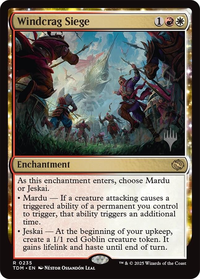 Windcrag Siege [Tarkir: Dragonstorm Promos] | Enigma On Main