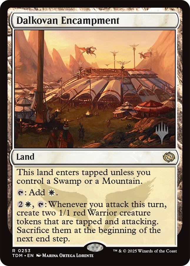 Dalkovan Encampment [Tarkir: Dragonstorm Promos] | Enigma On Main