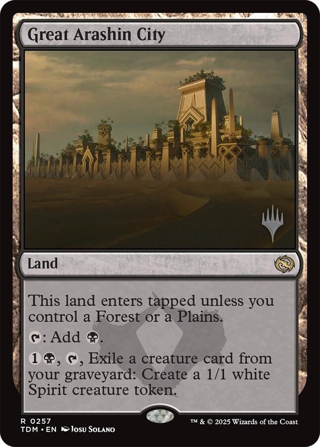 Great Arashin City [Tarkir: Dragonstorm Promos] | Enigma On Main