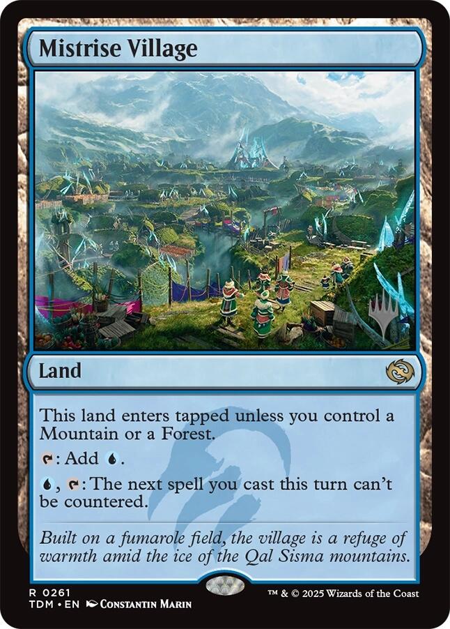 Mistrise Village [Tarkir: Dragonstorm Promos] | Enigma On Main