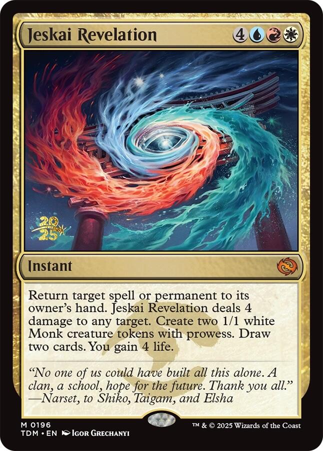 Jeskai Revelation [Tarkir: Dragonstorm Prerelease Promos] | Enigma On Main