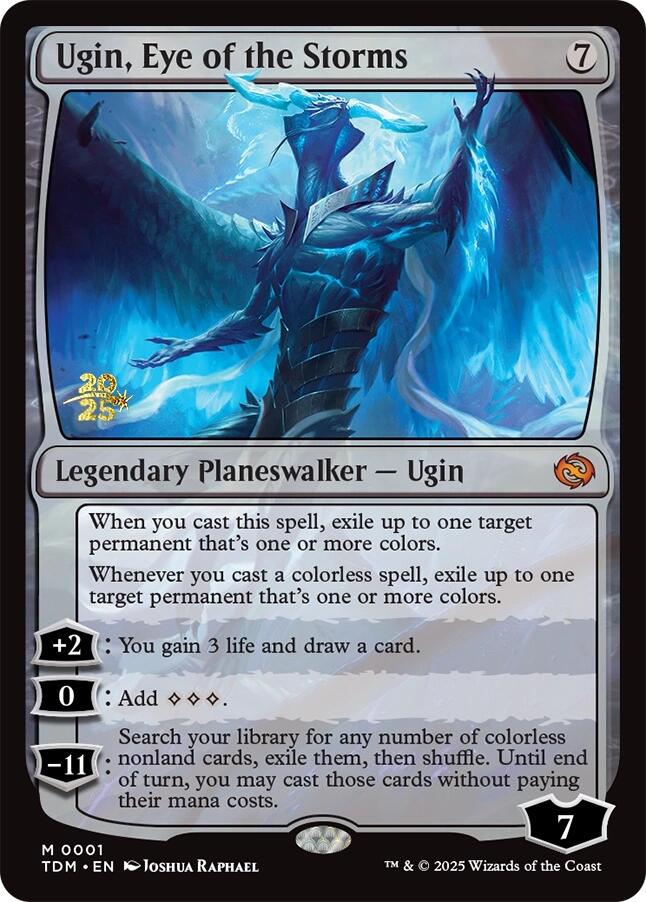 Ugin, Eye of the Storms [Tarkir: Dragonstorm Prerelease Promos] | Enigma On Main