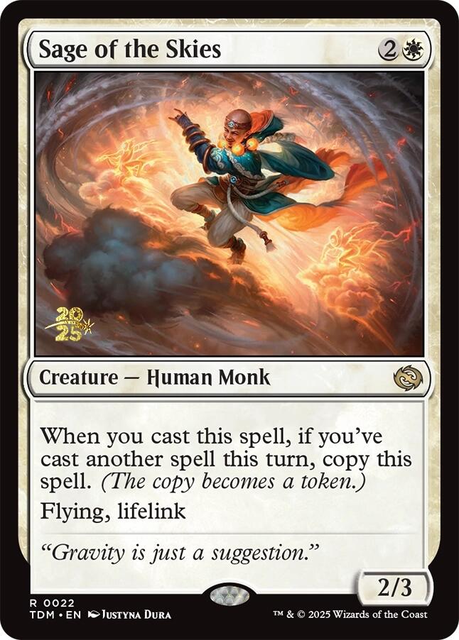 Sage of the Skies [Tarkir: Dragonstorm Prerelease Promos] | Enigma On Main