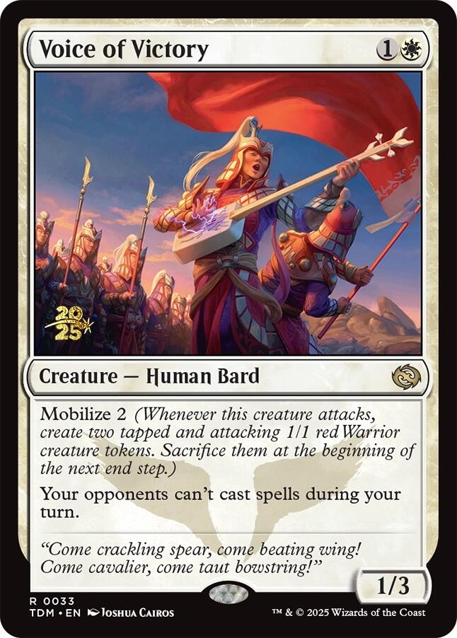 Voice of Victory [Tarkir: Dragonstorm Prerelease Promos] | Enigma On Main
