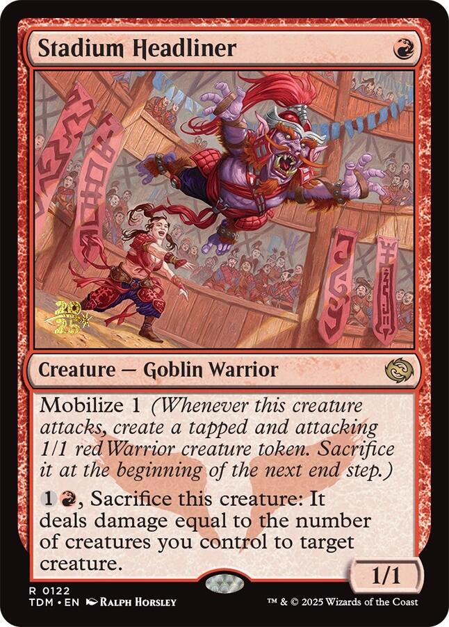 Stadium Headliner [Tarkir: Dragonstorm Prerelease Promos] | Enigma On Main