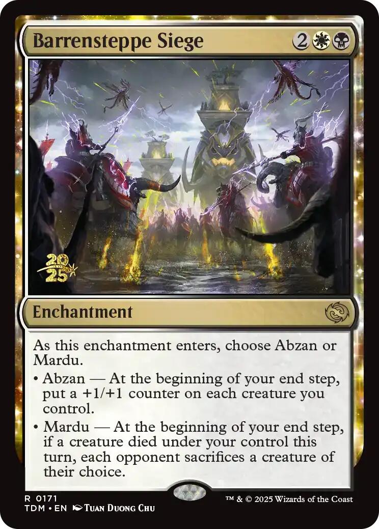 Barrensteppe Siege [Tarkir: Dragonstorm Prerelease Promos] | Enigma On Main