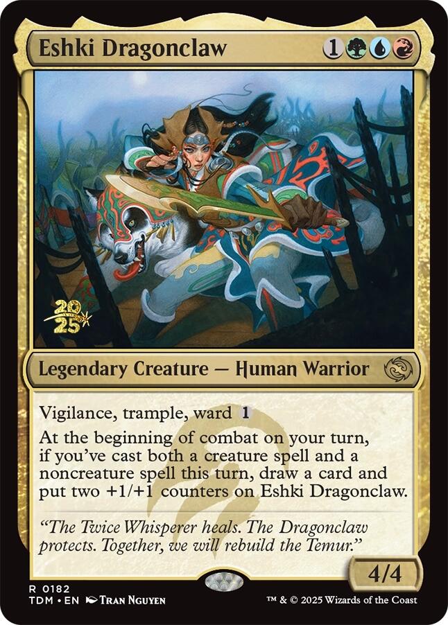 Eshki Dragonclaw [Tarkir: Dragonstorm Prerelease Promos] | Enigma On Main