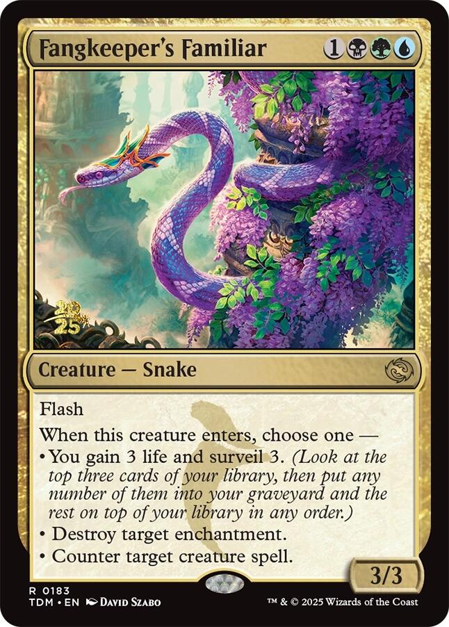 Fangkeeper's Familiar [Tarkir: Dragonstorm Prerelease Promos] | Enigma On Main