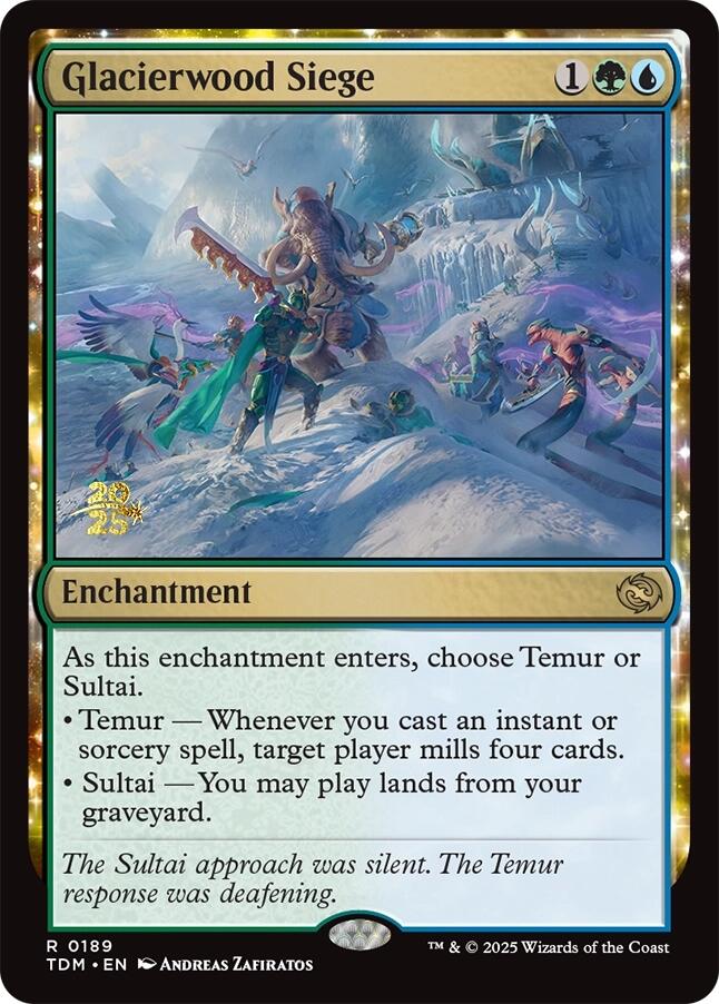 Glacierwood Siege [Tarkir: Dragonstorm Prerelease Promos] | Enigma On Main