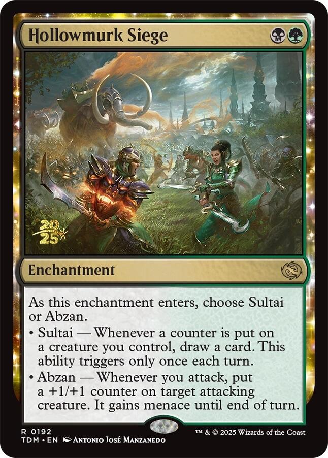 Hollowmurk Siege [Tarkir: Dragonstorm Prerelease Promos] | Enigma On Main