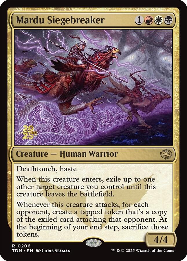 Mardu Siegebreaker [Tarkir: Dragonstorm Prerelease Promos] | Enigma On Main