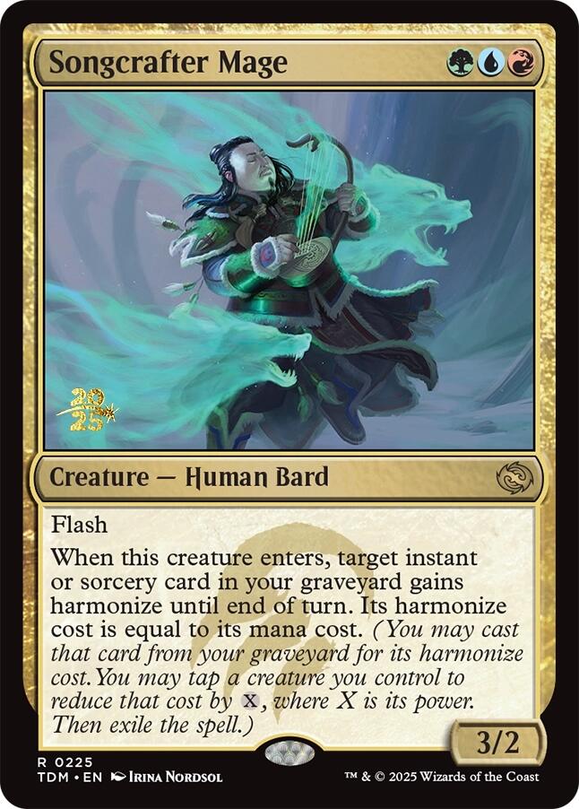 Songcrafter Mage [Tarkir: Dragonstorm Prerelease Promos] | Enigma On Main