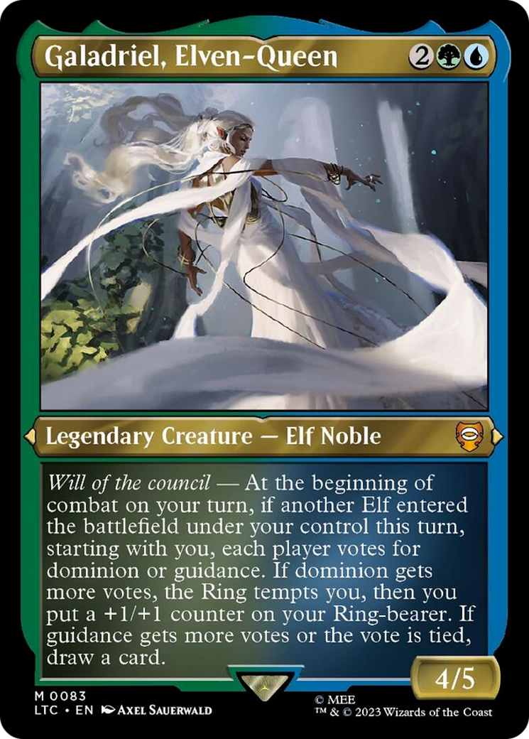 Galadriel, Elven-Queen (Display Commander) [The Lord of the Rings: Tales of Middle-Earth Commander] | Enigma On Main