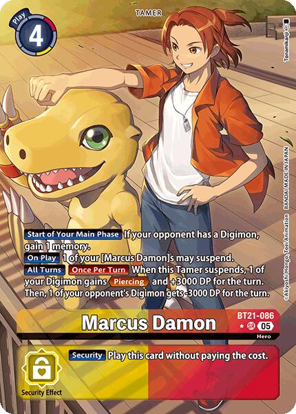 Marcus Damon [BT21-086] (Alternate Art) [World Convergence] | Enigma On Main