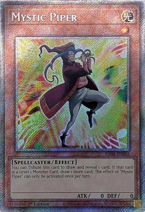 Mystic Piper [RA04-EN005] Platinum Secret Rare | Enigma On Main