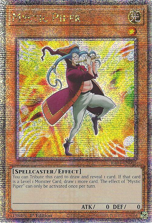 Mystic Piper [RA04-EN005] Quarter Century Secret Rare | Enigma On Main