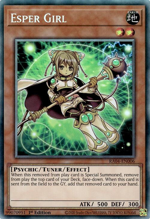 Esper Girl [RA04-EN006] Prismatic Collector's Rare | Enigma On Main