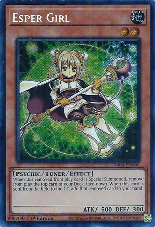 Esper Girl [RA04-EN006] Secret Rare | Enigma On Main