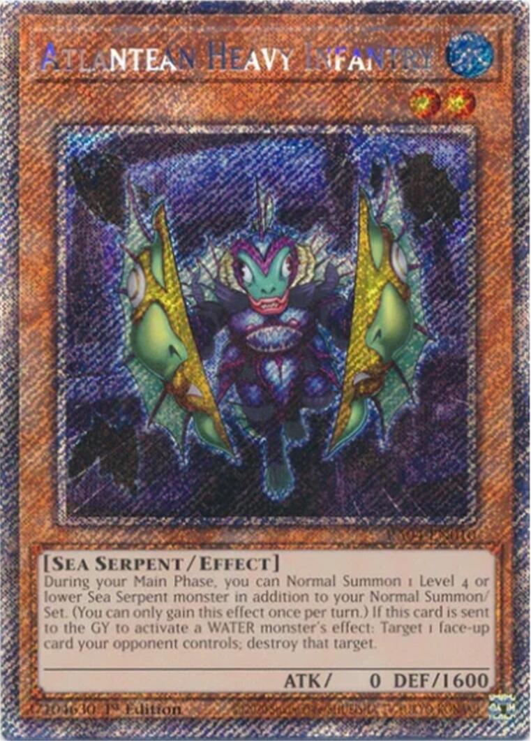 Atlantean Heavy Infantry [RA04-EN010] Platinum Secret Rare | Enigma On Main