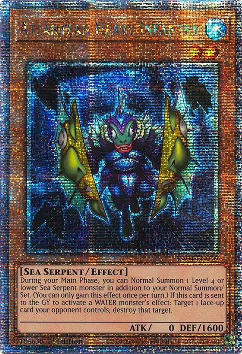 Atlantean Heavy Infantry [RA04-EN010] Quarter Century Secret Rare | Enigma On Main